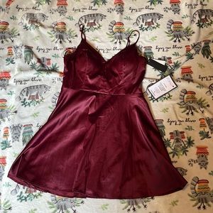 Never worn cabernet dress